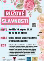 Růžové slavnosti na Vranovském zámku