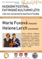 Fatymské kulturní léto 2024 – Marie Fuxová a Helen Lerch