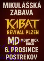 Mikulášská zábava – Kabát Revival Plzeň & Moby Dick Rock