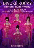 Travesti show Divoké kočky v KD Nýřany