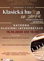 Klasická hudba na zámku – říjen(Katedra klavírní interpretace)