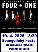 Světová hudba pro 4 saxofony a zpěv