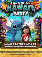 Havajská party pro děti ve stylu pohádky Lilo & Stitch