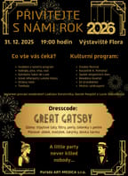 Silvestr 2025 ve stylu GREAT GATSBY