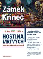 Zámek Křinec | Strašidelná prohlídka pro dospělé