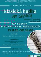 Klasická hudba na zámku – listopad (Katedra dechových nástrojů)