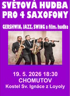 Světová hudba pro 4 saxofony v Chomutově