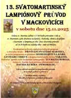 Svatomartinský lampionový průvod v Mackovicích