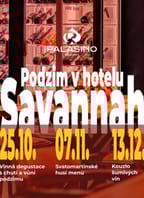 Vinná degustace s chutí a vůní podzimu (Podzim v hotelu Savannah)