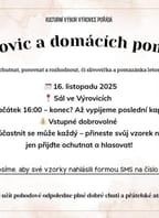 Košt slivovic a domácích pomazánek