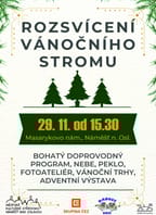 Rozsvícení vánočního stromu