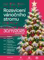ROZSVÍCENÍ VÁNOČNÍHO STROMU – zámecký park