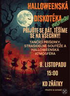 Halloweenská diskotéka pro děti