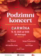 Podzimní koncert Českobudějovického dětského a mládežnického sboru CARMÍNA