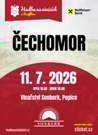 Hudba na vinicích: ČECHOMOR – Vinařství Sonberk