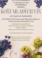 Košt mladých vín Sudoměřice