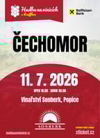 Hudba na vinicích: ČECHOMOR – Vinařství Sonberk