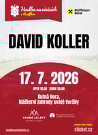 Hudba na vinicích: David Koller – Vinné sklepy Kutná Hora