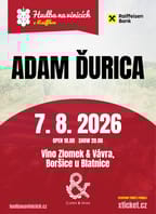 Hudba na vinicích: Adam Ďurica – Víno Zlomek & Vávra