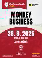 Hudba na vinicích: MONKEY BUSINESS – Chateau Mělník