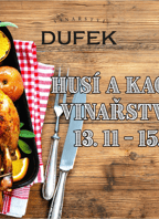 Husí a kachní hody s ochutnávkou mladých vín ročníku 2026