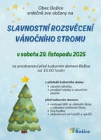 Slavnostní rozsvícení vánočního stromu v Božicích