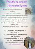 AUTOMATICKÉ PSANÍ – prožitkový seminář