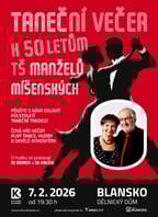Taneční večer k 50 letům TŠ manželů Míšenských