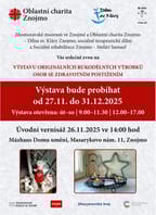 Vánoční výstava rukodělných výrobků zdravotně postižených