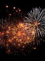 Novoroční ohňostroj ve Vratěníně