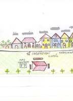 Otevřená sklepní ulička v Damnicích