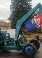 Spanilá jízda traktorů v Jiřicích