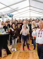 Ochutnávka vín VOC Znojmo u rotundy sv. Kateřiny