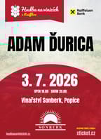 Hudba na vinicích: Adam Ďurica – Vinařství Sonberk