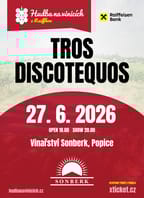 Hudba na vinicích: TROS DISCOTEQUOS – Vinařství Sonberk