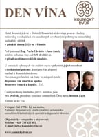 Den vína v Hotelu Kounický dvůr