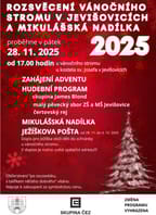 Rozsvícení vánočního stromu v Jevišovicích