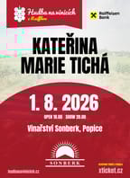 Hudba na vinicích: Kateřina Marie Tichá – Vinařství Sonberk