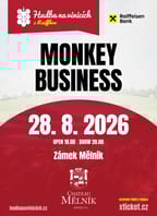 Hudba na vinicích: MONKEY BUSINESS – Chateau Mělník