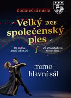 Velký společenský ples 2026 – místa mimo hlavní sál