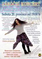 Vánoční koncert Jana Rychterová a spol.