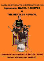 Legendární Karel Kahovec 80 Tour + The Beatles Revival