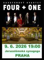 Světová hudba pro 4 saxofony a zpěv