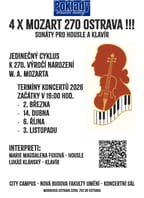 4 x Mozart 270 Ostrava!!! Mozart-sonáty pro housle a klavír