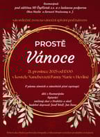 Vánoční zpívání ‚Prostě Vánoce‘ v Hevlíně