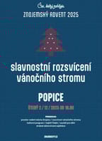 Rozsvícení vánočního stromu v Popicích