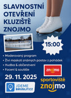 Slavnostní otevření kluziště ve Znojmě