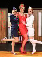 Tři letušky v posteli