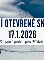 Zimní otevřené sklepy a kopání písku pro Vídeň