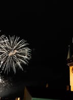 Znojemský Silvestr na Masarykově náměstí: Dětský ohňostroj